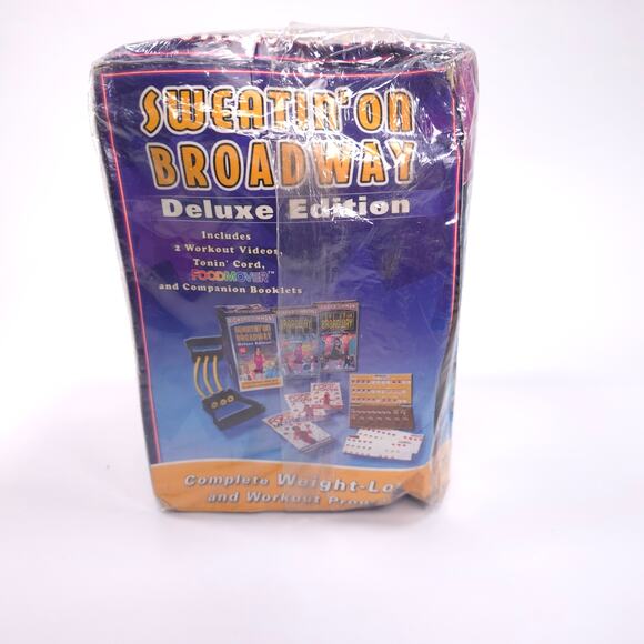 Sealed Richard Simmons Sweatin' On Broadway Deluxe Edition VHS Workout Set - Picture 4 of 7